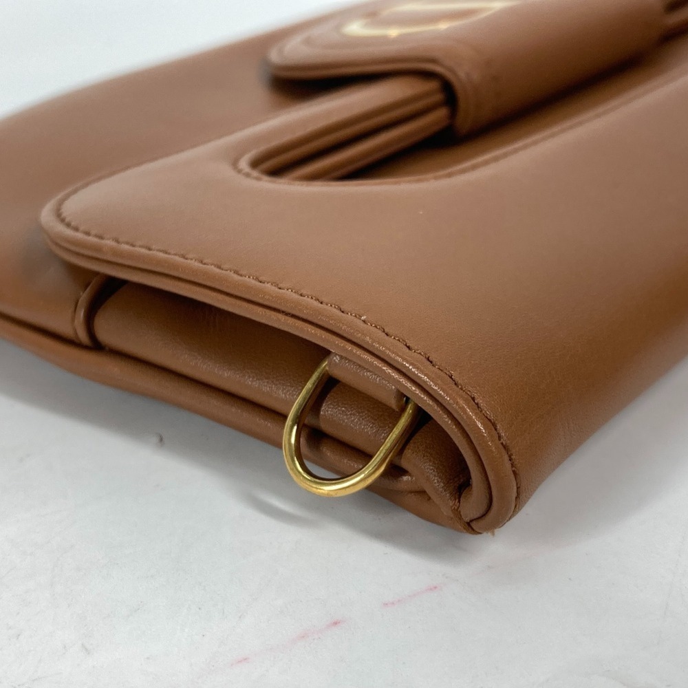 CHRISTIAN DIOR Brown Leather Shoulder Bag - Picture 7 of 14